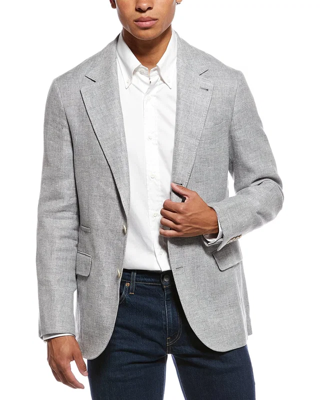 Brunello Cucinelli Linen & Wool-Blend Blazer, image 1 of 1 from Gilt