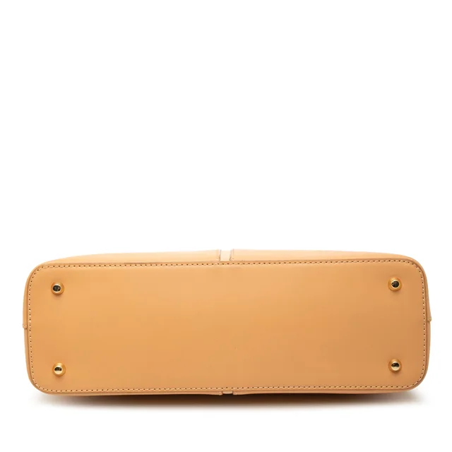 Orange Burberry Leather Shoulder Bag in Orange Leather from Designer Revival, photo 2 of 2