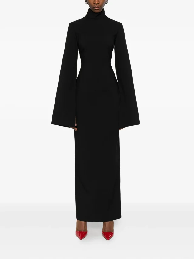 Solace London Josefine long-sleeve maxi dress, photo 2 of 2 from FARFETCH