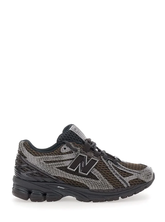 NEW BALANCE '1906R' Brown Sneakers with Mesh Details and Rubber Sole in Leather and Fabric Women in Brown 100% Synthetic/Mesh, photo 2 of 7 from Gaudenzi Boutique