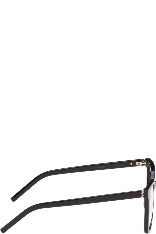 Saint Laurent Black SL M146 Glasses, photo 2 of 4 from SSENSE