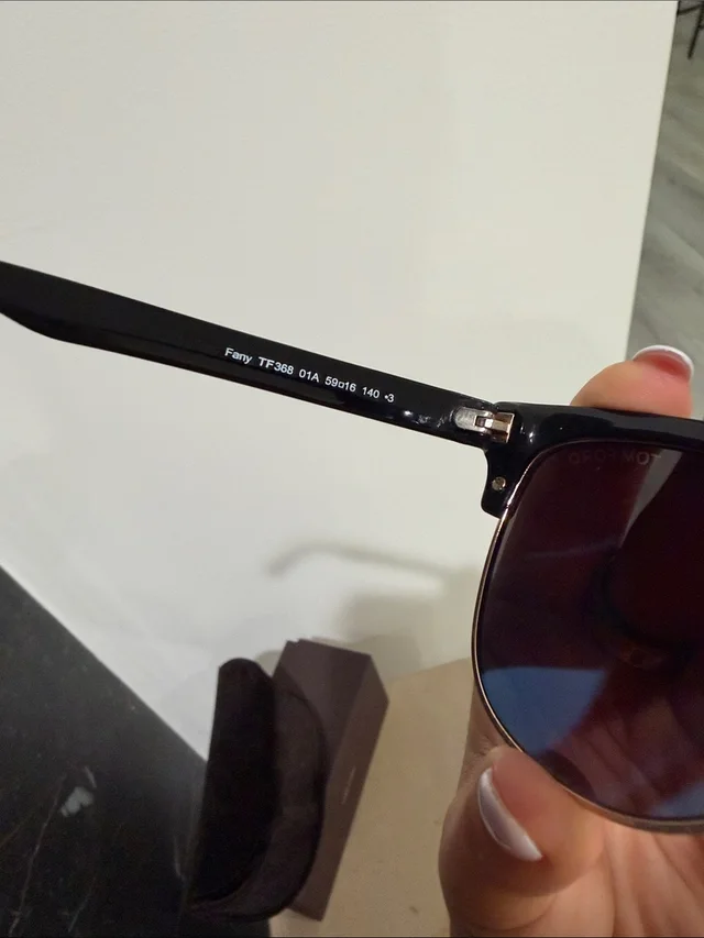 Tom Ford Cat-Eye Sunglasses With Dark Lenses in black|gold from Poshmark, photo 5 of 6