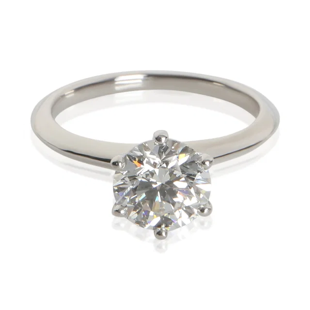 Tiffany & Co. 1.71 ct Round Brilliant Diamond Engagement Ring from myGemma
