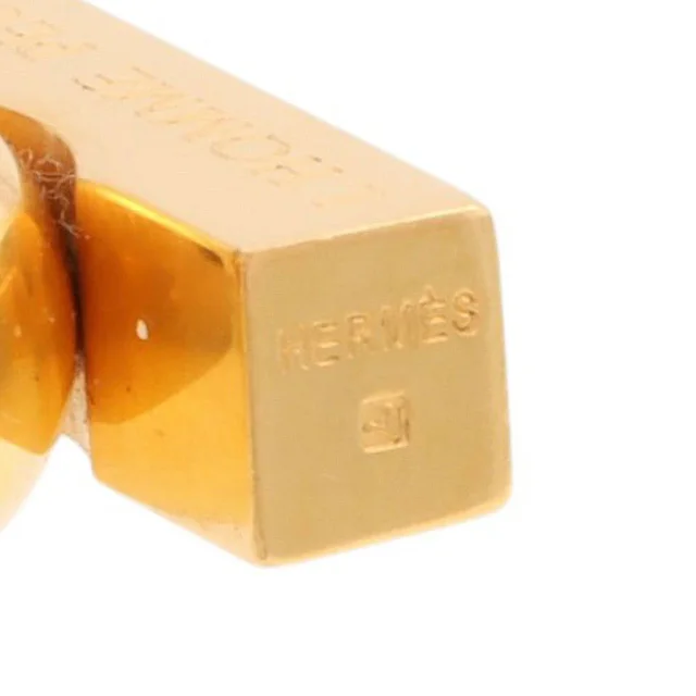 Hermès 2001 H-cadena charm, gold in Gold from VINTAGE QOO TOKYO, photo 3 of 3