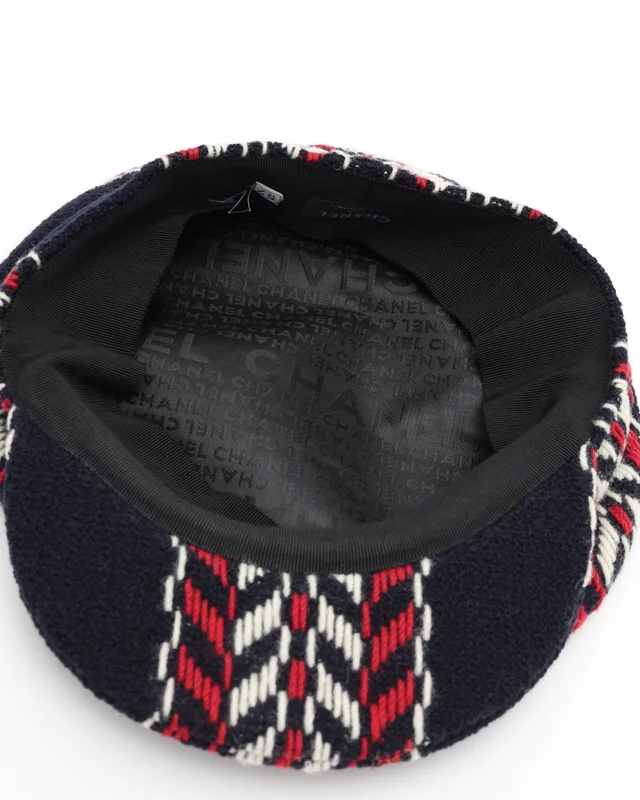 Chanel Wool Newsboy Hat in Wool from A Retro Tale, photo 5 of 5