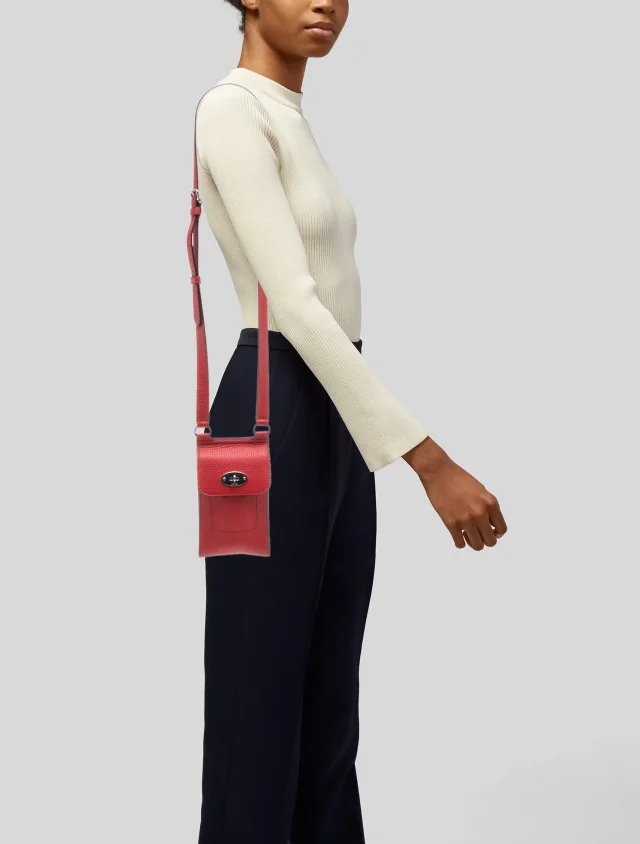 Mulberry Crossbody Bag in red Leather from The RealReal, photo 2 of 6