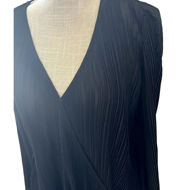 TOTEME Women's Blouse - Black - 28D in black from Depop, photo 3 of 3