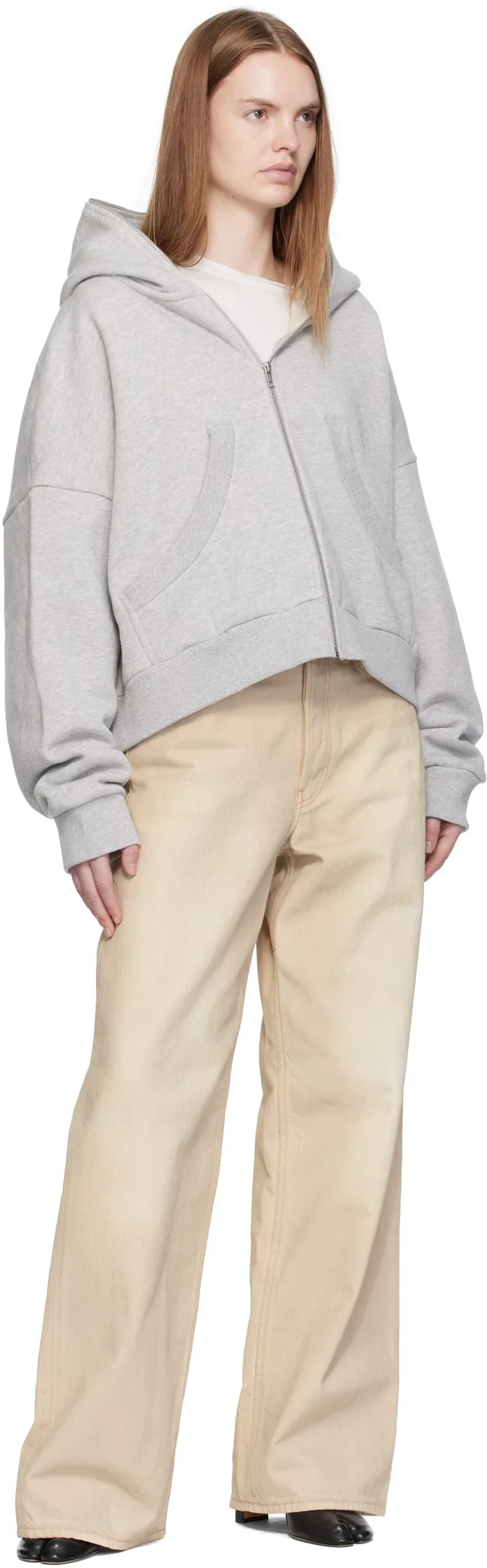 Entire Studios Gray Eternal Zip Hoodie, photo 4 of 4 from SSENSE
