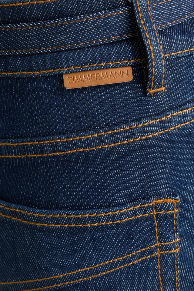 Zimmermann Belted High-Rise Kick-Flare Jeans, photo 4 of 4 from THE OUTNET