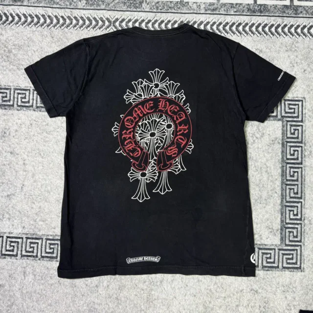 Chrome Hearts Cemetery Graveyard Red Scroll in black from Grailed