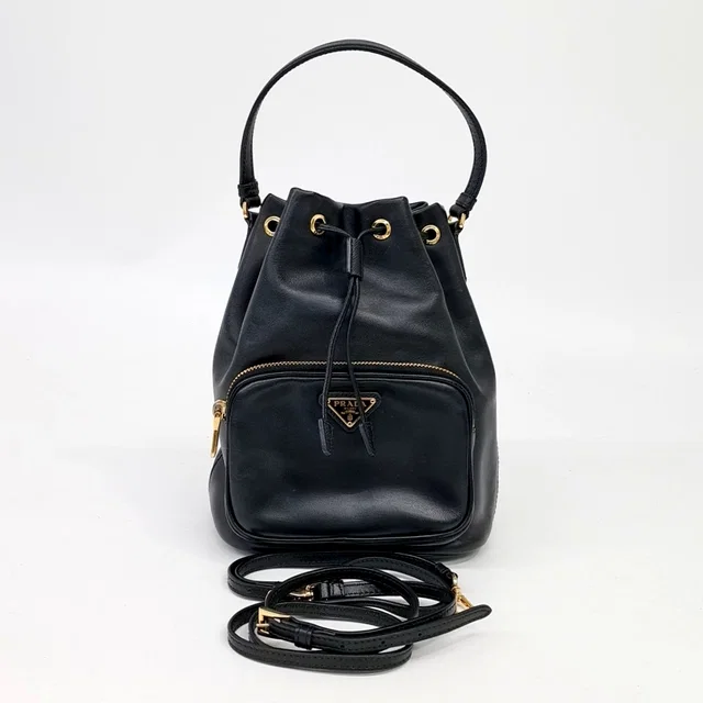 Prada 프라다 소프트 칼프 버킷 토트겸 크로스백 (1BH038) from GUGUS