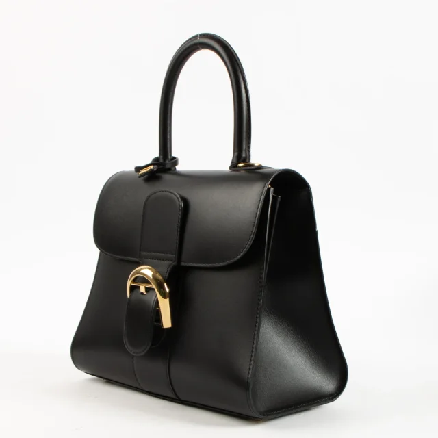 Delvaux Box Calf Brillant PM Bag in Black Box leather from Labellov, photo 3 of 7