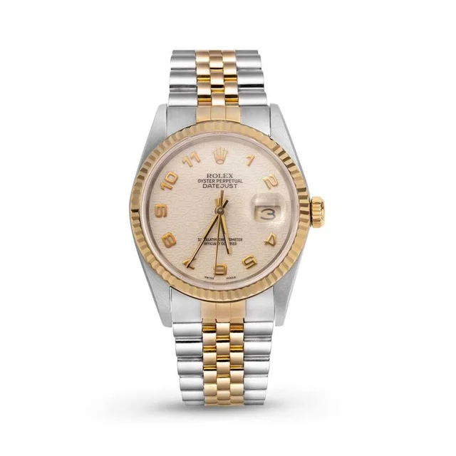 Rolex Datejust Automatic Chronometer Unisex Watch 16233 in neutral|yellow|white|silver|gold|gray from Jomashop.com