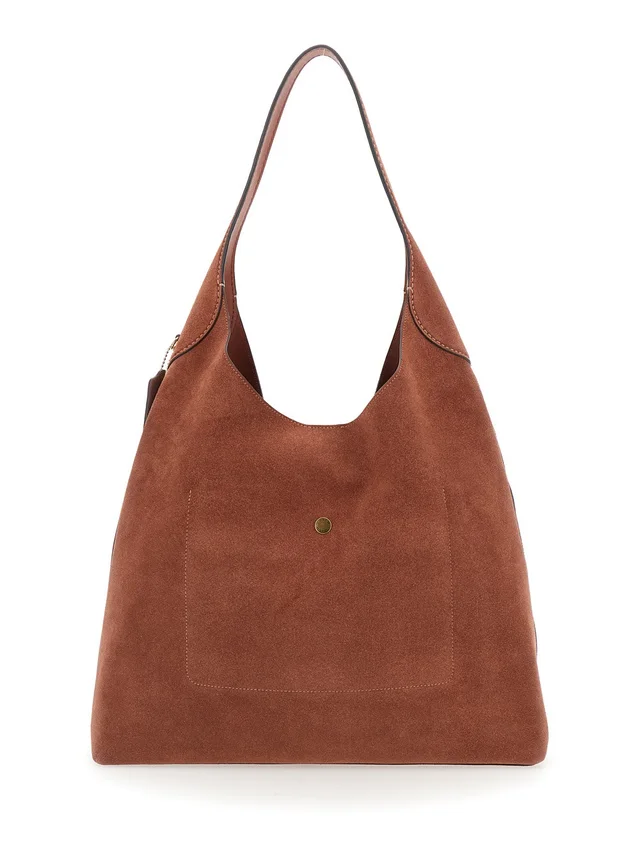 COACH Shoulder Bag 'Brooklyn' with Brown Leather Details for Women in Brown 100% Cow, photo 8 of 10 from Gaudenzi Boutique