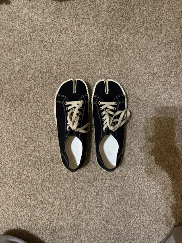 Maison Margiela Tabi Canvas Split Toe Sneakers, Men's (Size 8) in multicolor Canvas from Grailed