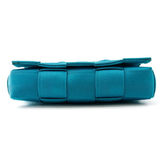 Bottega Veneta Cassette Shoulder Bag Blue Canvas in Blue Canvas from GALLERY RARE, photo 3 of 10