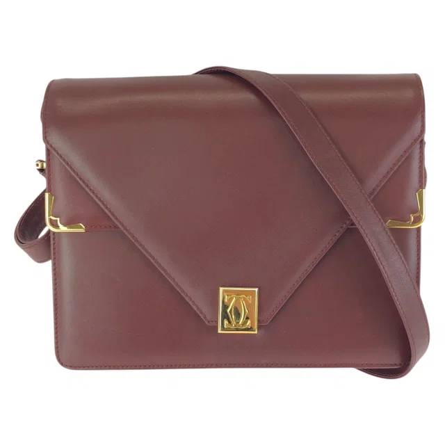 Cartier Must Line Leather Shoulder Bag in Leather from LuxUness