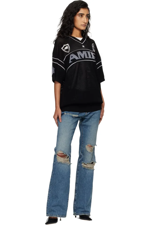 Black Amiri Sport T-shirt, photo 4 of 4 from SSENSE