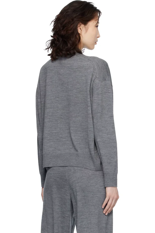 ANINE BING Gray Lee Polo, photo 3 of 4 from SSENSE
