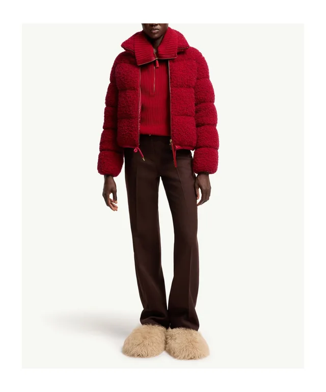 Moncler Trascendance Tweed Short Down Jacket, photo 4 of 6 from SENSER