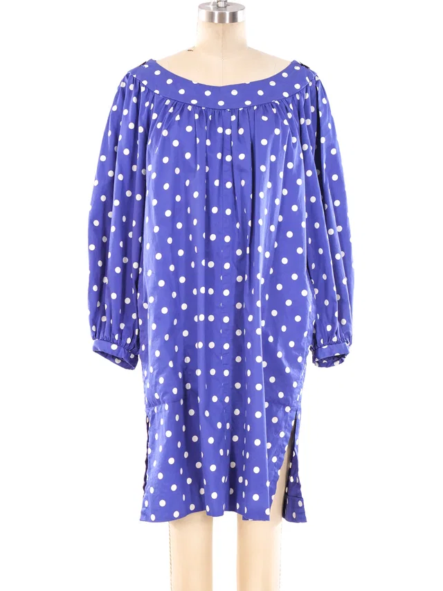 Saint Laurent Polka Dot Dress from Arcade Vintage