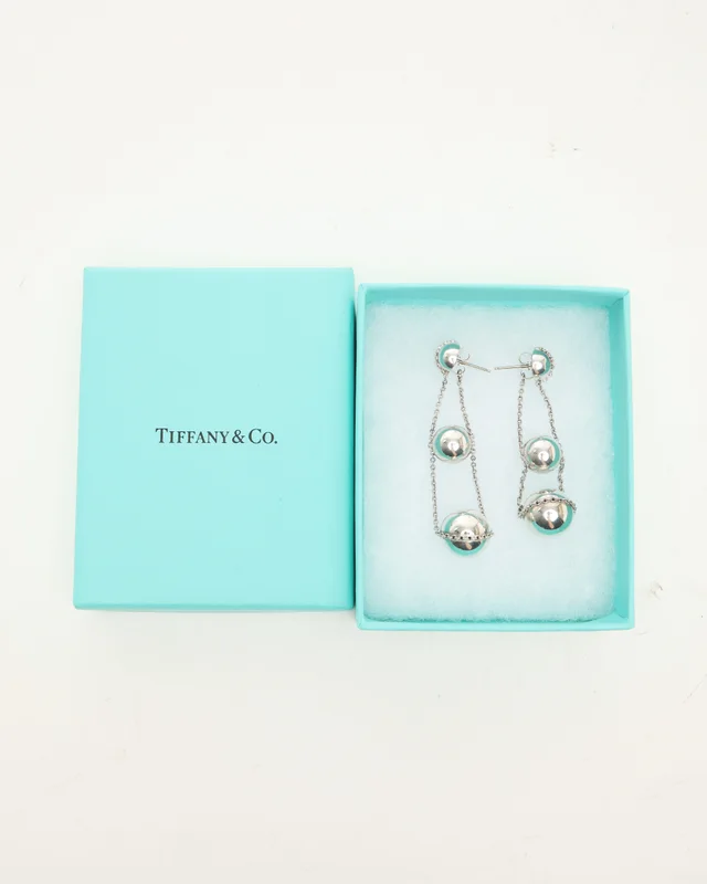 Tiffany & Co. HardWear Triple Drop Earrings in Silver in Silver from A Retro Tale, photo 2 of 2