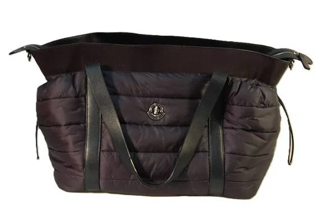 Moncler Quilted Tote bag in Blue Leather from Oxfam Online Shop