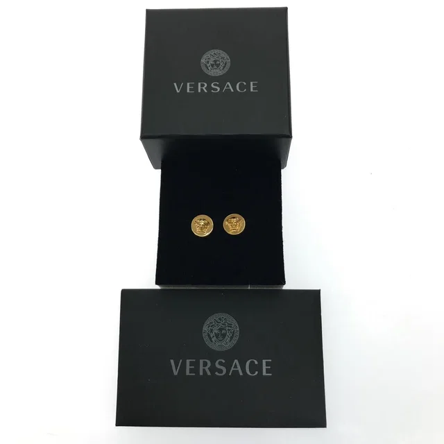 Versace Earrings Medusa Gold in Gold from The Reluxe