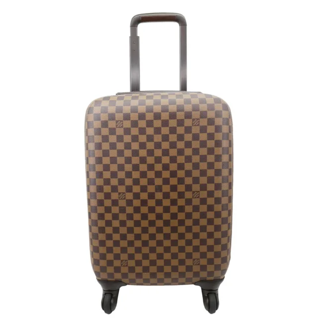 Louis Vuitton Zephyr 55 Damier Ebene Rolling Suitcase Luggage Brown in Brown Canvas from Dallas Designer Handbags