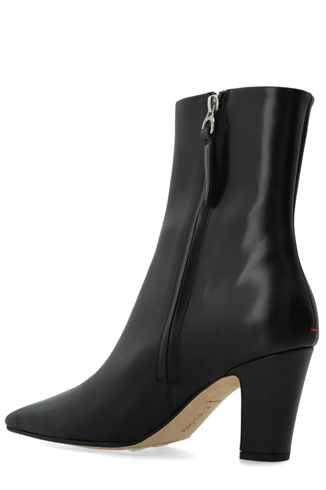 Aeyde Maris Heeled Ankle Boots, photo 3 of 6 from SENSER