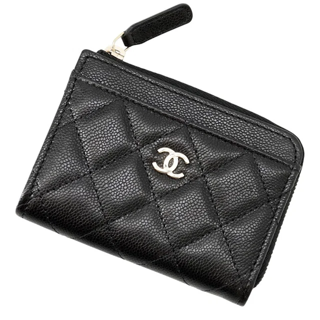 Chanel Matelasse fragment case BlackAP4893-B10583-C3906 Caviar Leather in Caviar leather from GALLERY RARE