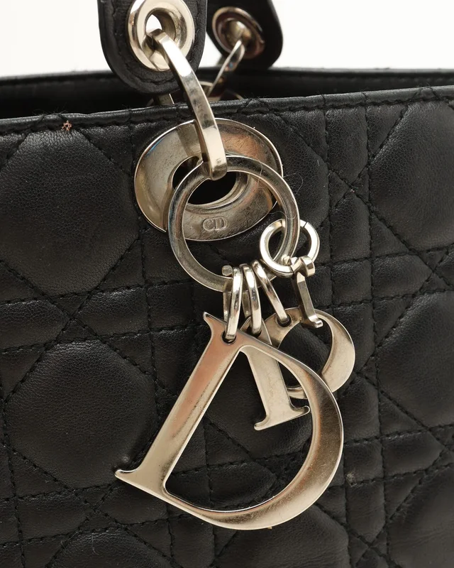 Cannage Lady Dior Tote Bag in Leather from A Retro Tale, photo 6 of 9