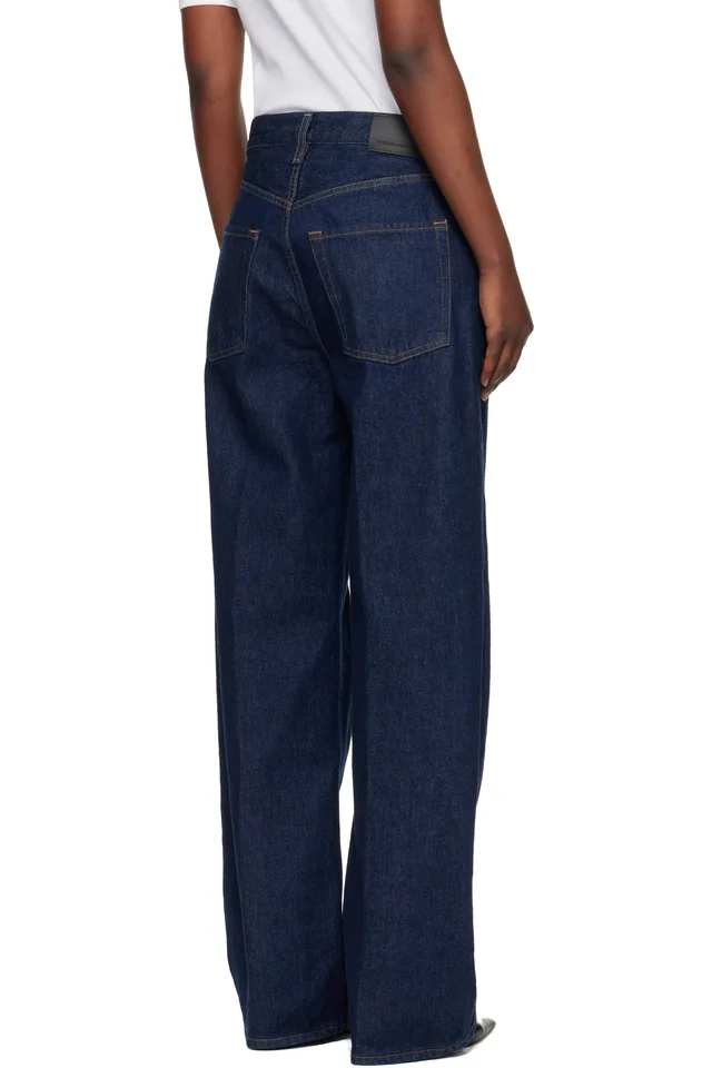 Citizens of Humanity Navy Ayla Baggy Jeans, photo 3 of 4 from SSENSE