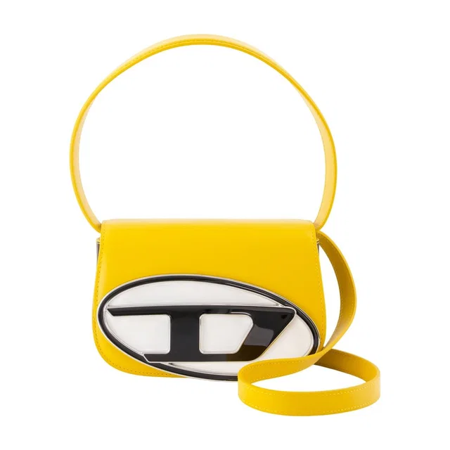 Diesel 1dr Shoulder Bag — Yellow Cowhide in Yellow Leather from HEWI