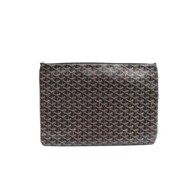 Goyard Sena Gm Clutch Bag in Brown in brown|red from Grailed, photo 1 of 1