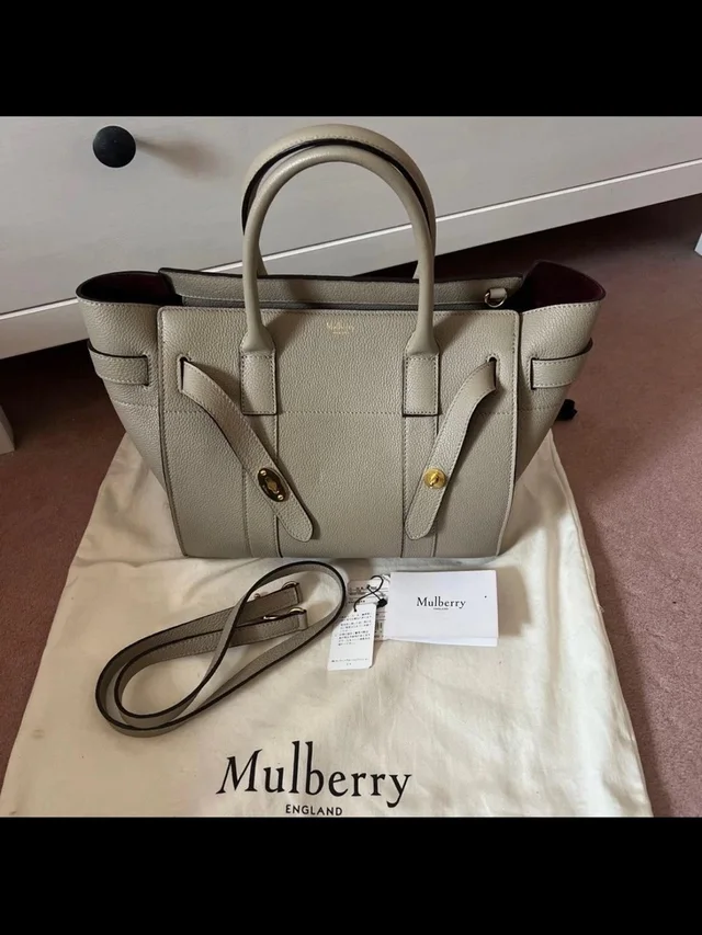 Mulberry Beige Leather Satchel With Removable Strap in gold|red Leather from Poshmark