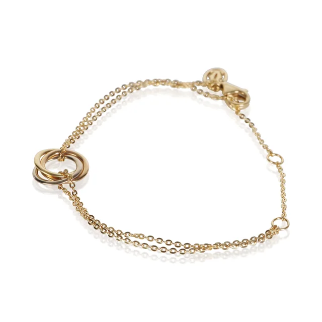 Cartier 3-Tone Gold Trinity Bracelet in Gold from myGemma, photo 2 of 2