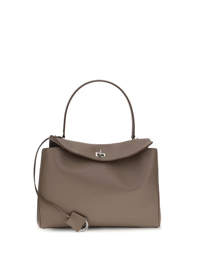 Balenciaga Rodeo Shoulder Bag — Taupe Calf Leather Bos Taurus in Taupe Calfskin from HEWI