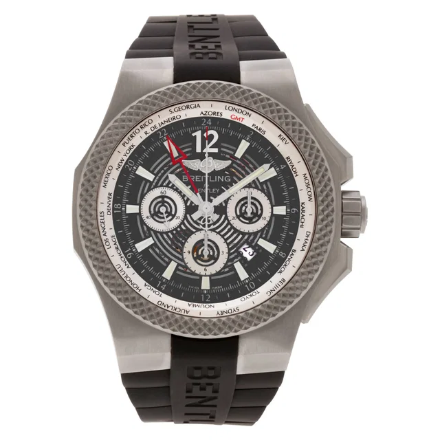 Unused Breitling Bentley GMT 49mm EB043210/BD23-222S in Titanium from Gray And Sons