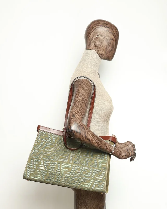 Fendi Peekaboo X Tote Bag in Canvas from A Retro Tale, photo 8 of 8