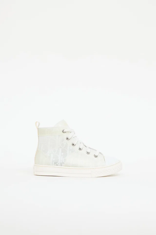 Dior Kids B23 High Top Sneaker in Leather from VSP Consignment