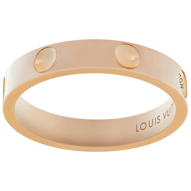 Louis Vuitton Empreinte wedding band in Pink Rose Gold from Gray And Sons