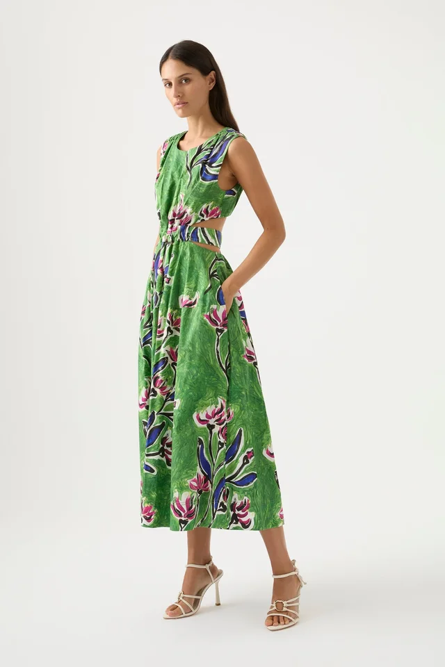 AJE Zorina Tie Midi Dress from Aje, photo 1 of 1