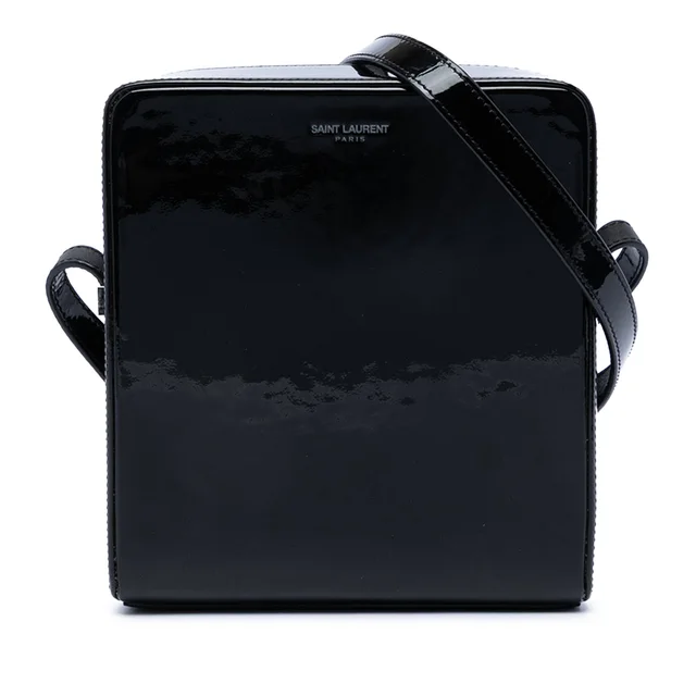 Black Saint Laurent Patent Camera Bag in Black Patent leather from Designer Revival, photo 1 of 1