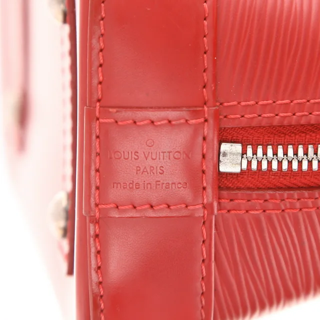 Louis Vuitton Alma BB shoulder bag in Red Leather from Collector Square, photo 4 of 5