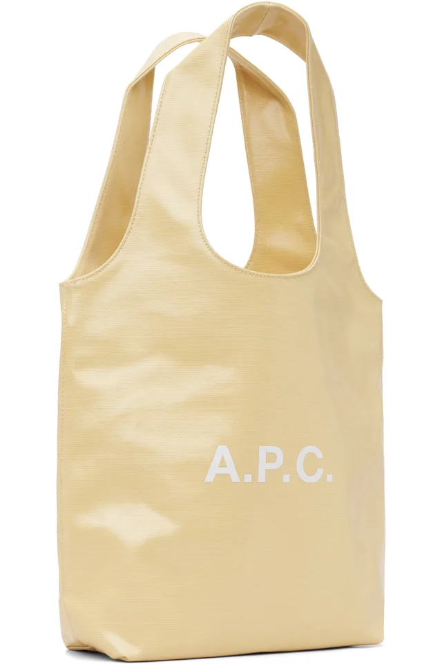 A.P.C. Beige Ninon Small Tote, photo 2 of 4 from SSENSE
