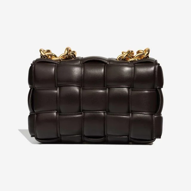 Bottega Veneta Cassette Lamb Dark Brown in Brown Lambskin from SACLÀB, photo 4 of 9