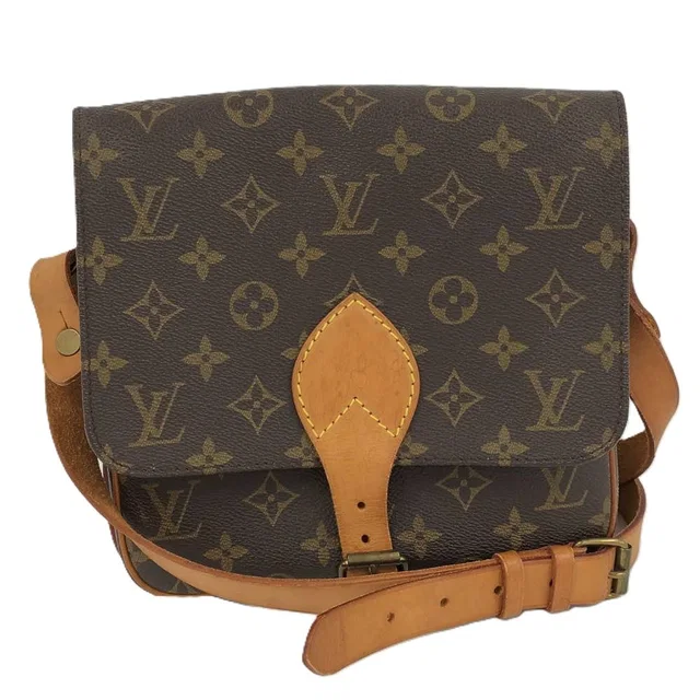 Louis Vuitton Cartouchiere MM Shoulder Bag Monogram in Leather from The Reluxe