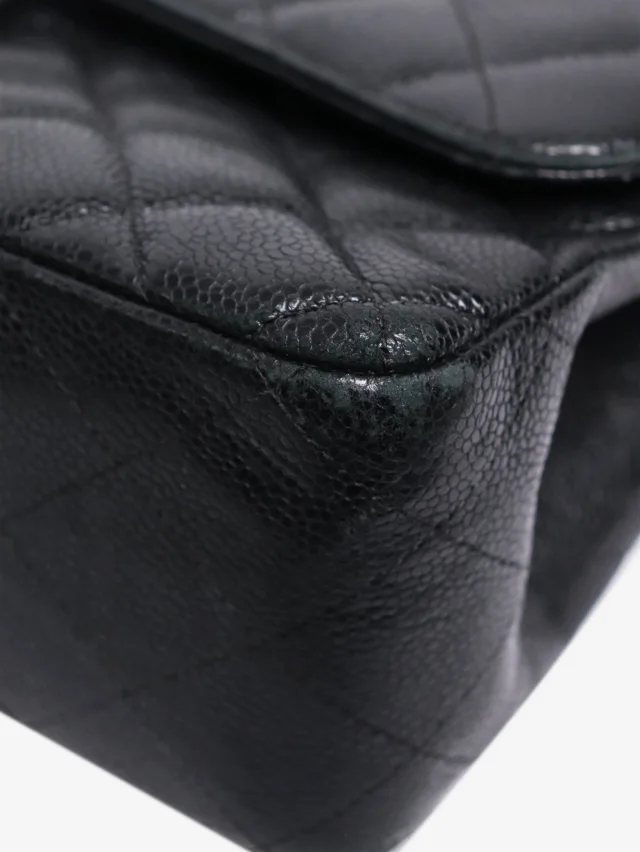 Chanel Black Caviar Jumbo 2012 Classic Double Flap in Black Caviar leather from Sign of the Times, photo 10 of 16