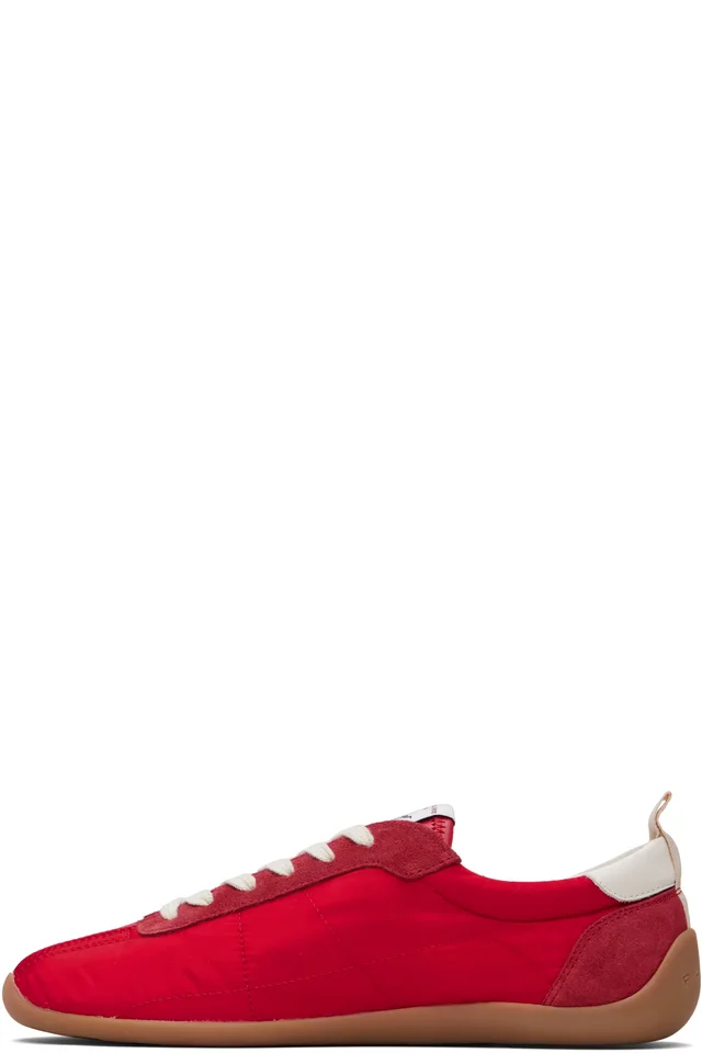 Red Kenzo Paris 'KENZO Striker' Low Top Sneakers, photo 3 of 5 from SSENSE